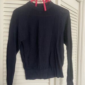 Frank & Oak Navy Crew Neck Sweater